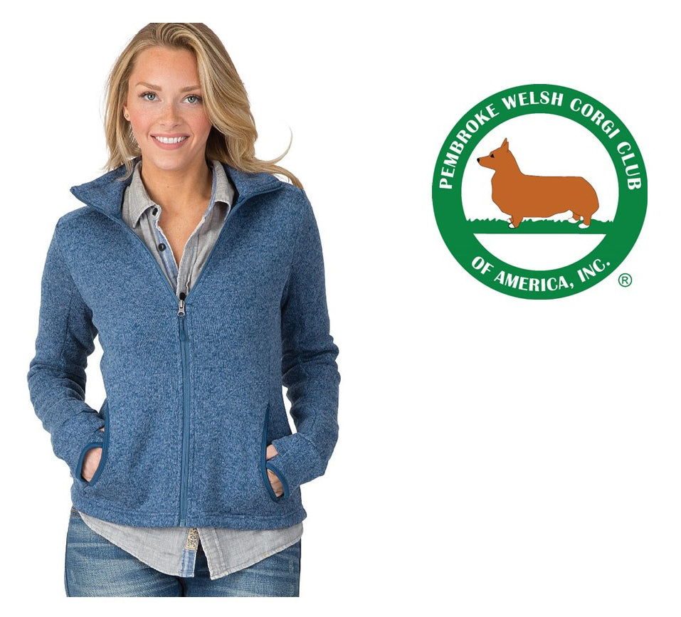 W&M: PWCCA Embroidered Logo Women's Fleece Sweater Jacket (2025)